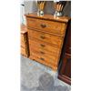 Image 2 : 5 DRAWER WOOD DRESSER & 9 DRAWER WOOD DRESSER