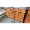 Image 3 : 5 DRAWER WOOD DRESSER & 9 DRAWER WOOD DRESSER