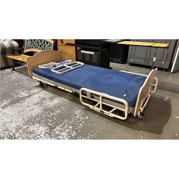 JOERNS HEALTHCARE ELECTRIC BED FRAME WITH MATTRESS