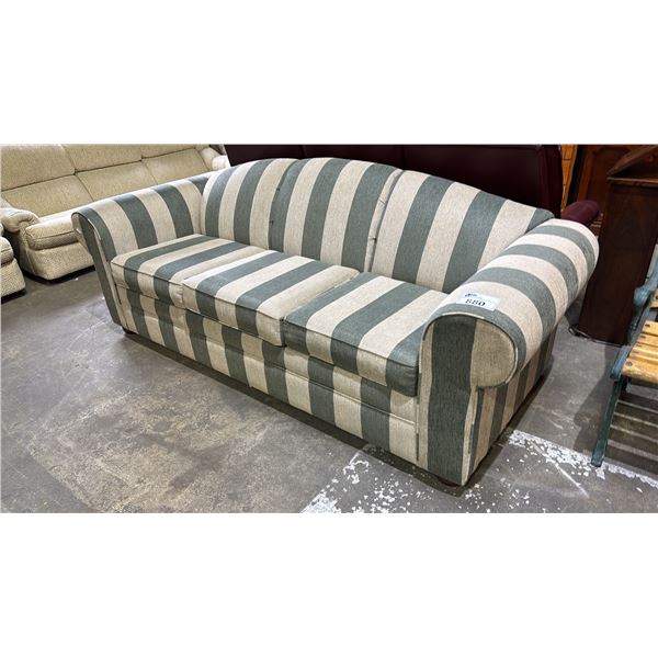 FABRIC UPHOLSTERED HIDE-A-BED SOFA