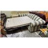 Image 3 : FABRIC UPHOLSTERED HIDE-A-BED SOFA