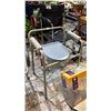 Image 6 : WALKERS, WHEELCHAIR, SHOWER SEAT, COMMODE CHAIR, CANE WITH QUAD BASE & RAISED TOILET SEAT