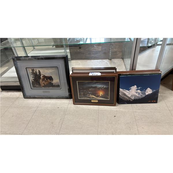 COLLECTION OF ASSORTED FRAMED PRINTS