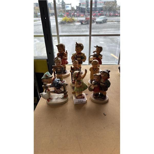(9) ASSORTED VINTAGE GOEBEL PORCELAIN FIGURINES