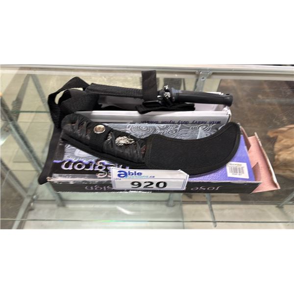 (2) DAGGERS WITH SHEATHS