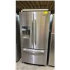 Image 1 : WHIRLPOOL STAINLESS STEEL FRENCH DOOR FRIDGE WITH ROLLOUT FREEZER & WATER/ICE DISPENSER 35.5"W