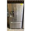 Image 1 : WHIRLPOOL STAINLESS STEEL FRENCH DOOR FRIDGE WITH ROLLOUT FREEZER & WATER/ICE DISPENSER 36"W
