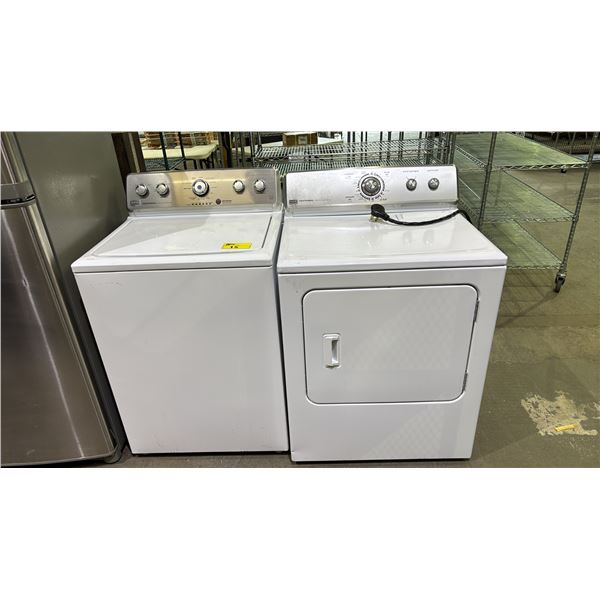 MAYTAG CENTENNIAL COMMERCIAL TECHNOLOGY WASHER & DRYER SET