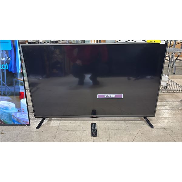 *TESTED WORKING* LG 48" TV WITH POWER CORD, STAND & REMOTE