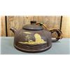 Image 2 : PURPLE CLAY TEAPOT IN CASE
