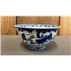 Image 1 : BLUE & WHITE FIGURAL BOWL