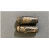 Image 1 : PAIR OF MOTTLED RUSSET DZI BEADS