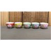 Image 1 : SET OF (5) FAMILLE ROSE CUPS