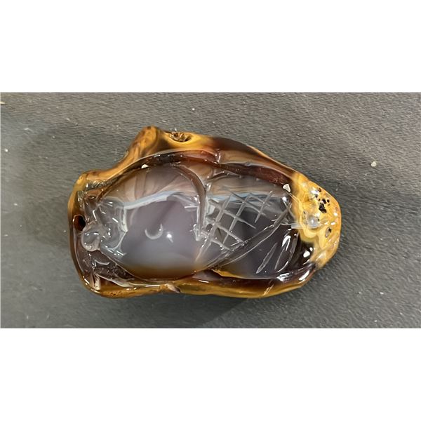 AGATE FISH ORNAMENT