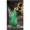 Image 2 : SPINACH GREEN JADEITE PENDANT IN CASE