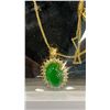 Image 2 : SPINACH GREEN JADEITE NECKLACE
