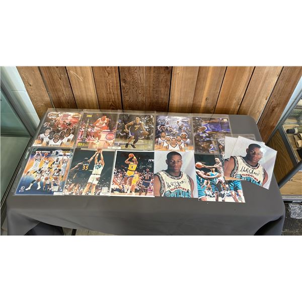 STACK OF ASSORTED BASKETBALL PLAYER & TEAM PHOTOS: LONZO BALL, DEMAR DEROZAN, 76ERS & MORE