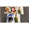 Image 1 : STACK OF BARBARA BUSH, WILLIAM SHATNER & JUSTIN BEIBER PHOTOS