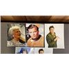 Image 3 : STACK OF BARBARA BUSH, WILLIAM SHATNER & JUSTIN BEIBER PHOTOS