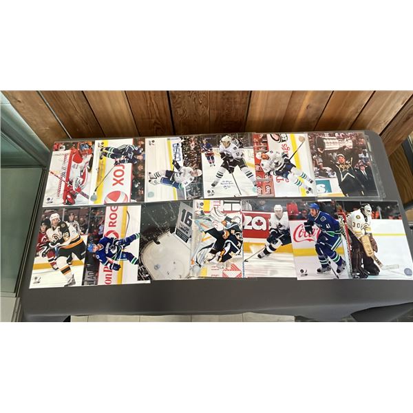 STACK OF ASSORTED 8" X 10" HOCKEY PHOTOS