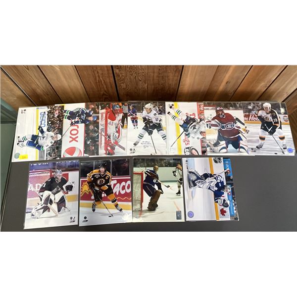 STACK OF ASSORTED 8" X 10" HOCKEY PHOTOS
