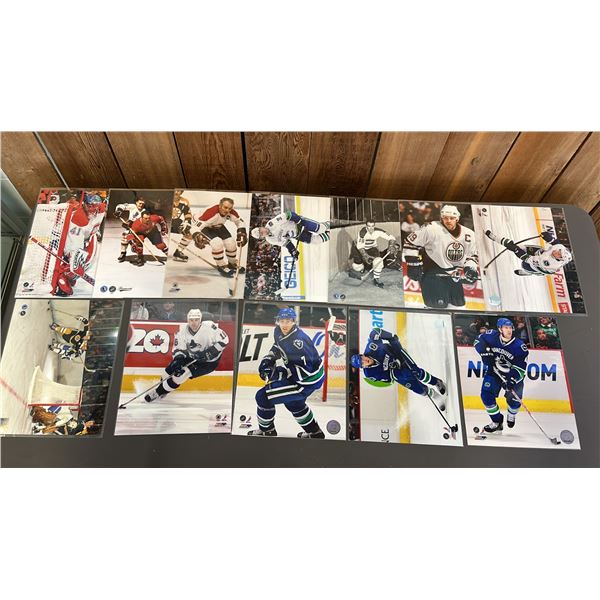 STACK OF ASSORTED 8" X 10" HOCKEY PHOTOS