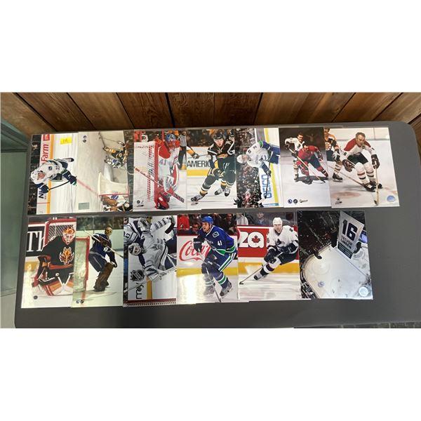 STACK OF ASSORTED 8" X 10" HOCKEY PHOTOS