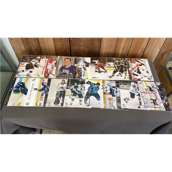 STACK OF ASSORTED 8" X 10" HOCKEY PHOTOS