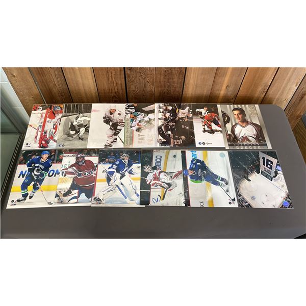STACK OF ASSORTED 8" X 10" HOCKEY PHOTOS