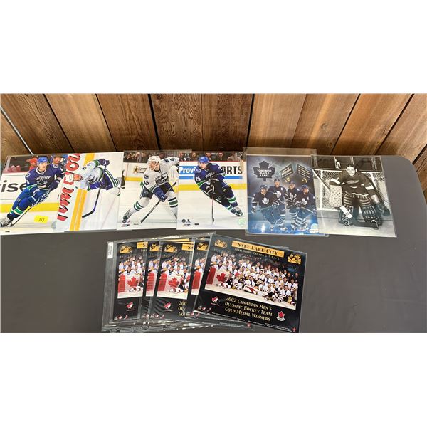STACK OF ASSORTED 8" X 10" HOCKEY PHOTOS
