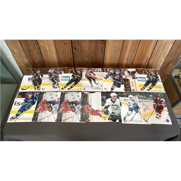 STACK OF ASSORTED 8" X 10" HOCKEY PHOTOS