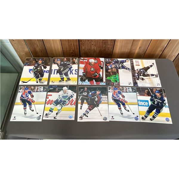 STACK OF ASSORTED 8" X 10" HOCKEY PHOTOS