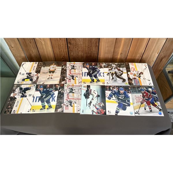STACK OF ASSORTED 8" X 10" HOCKEY PHOTOS