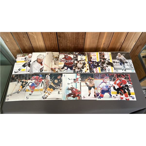 STACK OF ASSORTED 8" X 10" HOCKEY PHOTOS