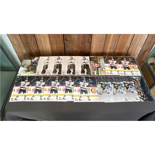 STACK OF ASSORTED 8" X 10" HOCKEY PHOTOS