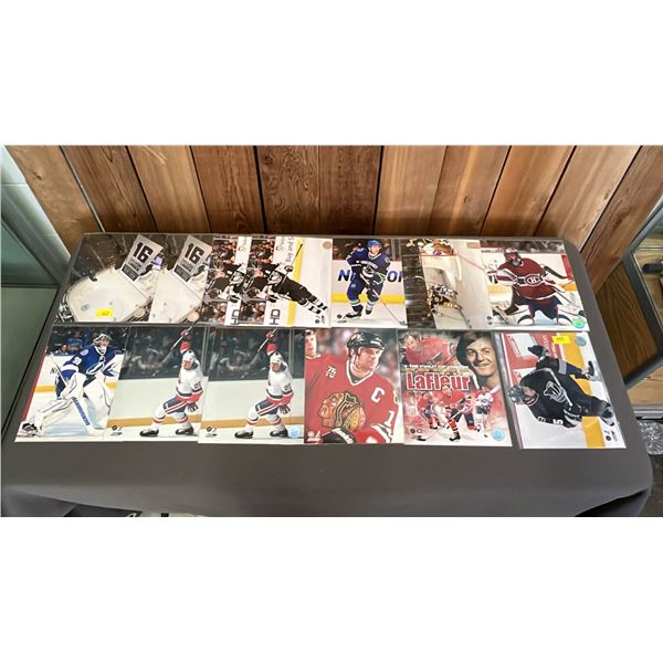 STACK OF ASSORTED 8" X 10" HOCKEY PHOTOS