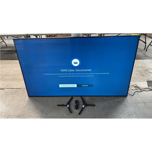 *TESTED WORKING* SAMSUNG 75" TV WITH POWER CORD, STAND & REMOTE