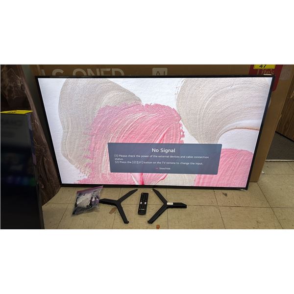 *TESTED WORKING* LG 55" TV WITH POWER CORD, STAND & REMOTE