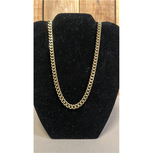 *NEW* 18K GOLD PLATED 8MM CUBAN LINK NECKLACE - 24" LONG