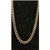 Image 2 : *NEW* 18K GOLD PLATED 8MM CUBAN LINK NECKLACE - 24" LONG