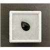 Image 1 : 4.1 CT PEAR CUT NATURAL BLACK ONYX: UNTREATED (10MM X 14.3MM)
