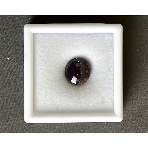 9.8CT ROUND CABOCHON NATURAL STAR RUBY: UNTREATED (10.8MM X 11.4MM)