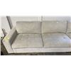 Image 2 : 2-PC FABRIC SECTIONAL SOFA (SOME CLEANING REQUIRED)
