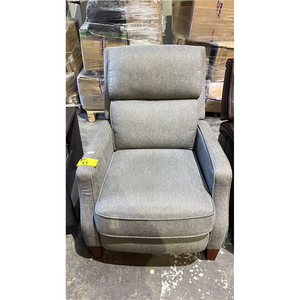 FABRIC PUSH RECLINER