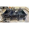 Image 1 : (3) ASSORTED 4-WHEEL FOLDING WAGONS WITH VARIOUS DAMAGE