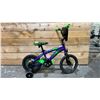 Image 1 : HUFFY THE HULK KIDS BIKE WITH TRAINING WHEELS
