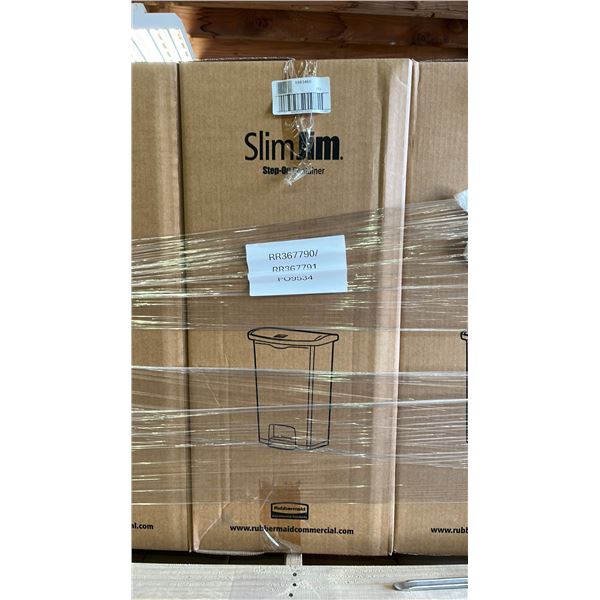 *NEW IN BOX* RUBBERMAID SLIM JIM 68L PLASTIC STEP-ON CONTAINER