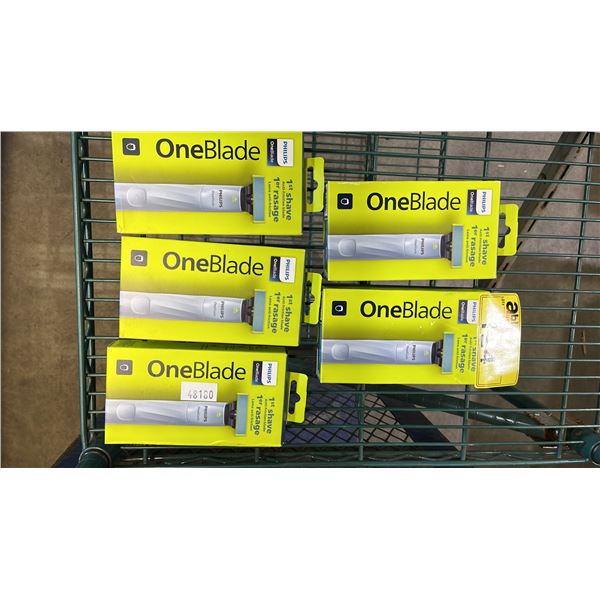 (5) PHILIPS ONE BLADE SHAVERS