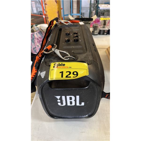 JBL PARTYBOX OTG WIRELESS SPEAKER (NO POWER CORD, UNKNOWN WORKING CONDITION)