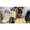 Image 1 : ASSORTED ITEMS INCLUDING; HOME DECOR, VINTAGE ALARM BELL, HAT WASHING CASE & MORE